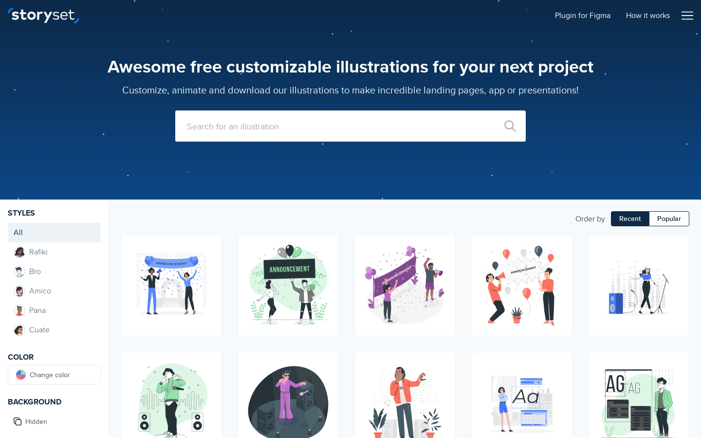 Free Customizable Illustrations - Graphicmaker by